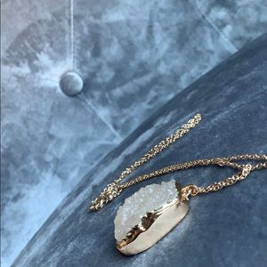 Mid length Crystal necklace